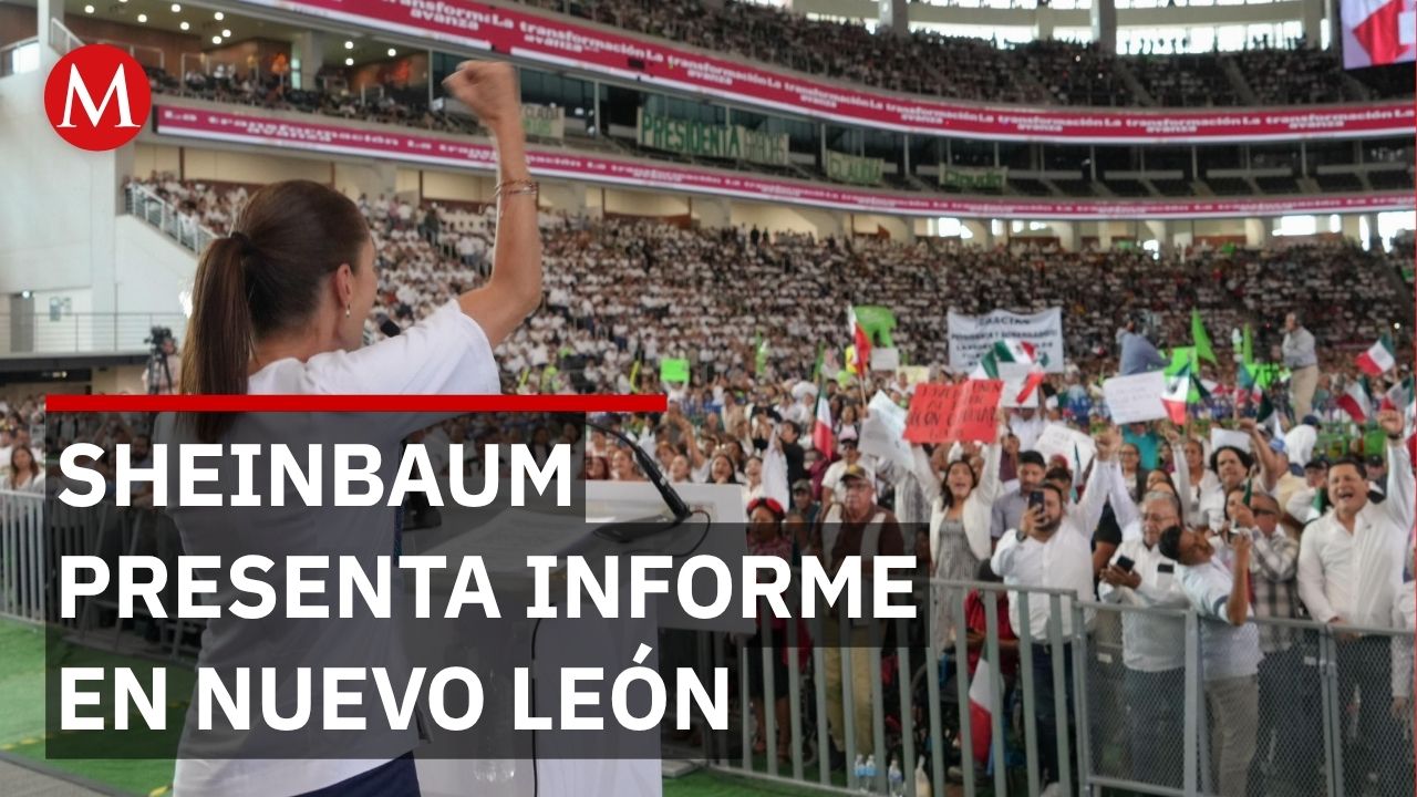 Nuevo León recibe a Claudia Sheinbaum para su informe de gobierno