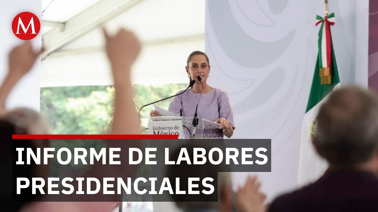 Sheinbaum destaca apoyos y seguridad durante informe en Nuevo León