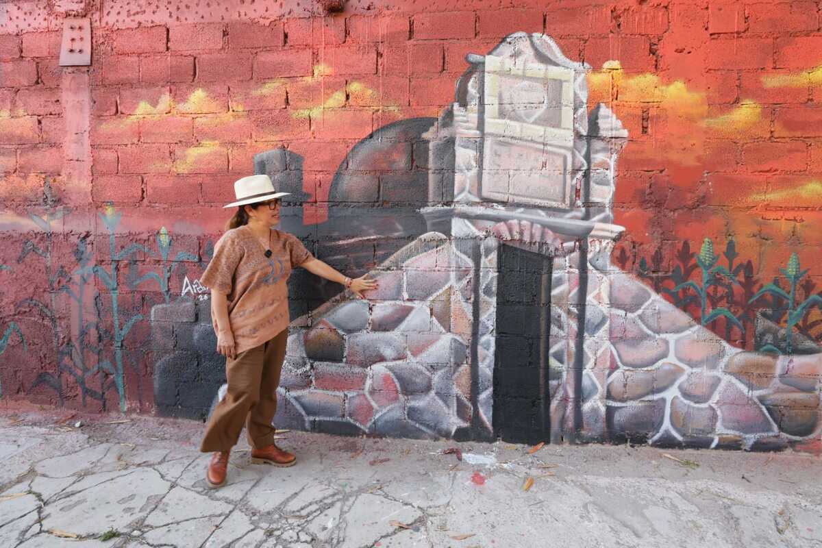 La alcaldesa Azucena Cisneros transformó Venta de Carpio en la quinta Comunidad NIDO de Ecatepec con murales, alumbrado y bacheo.