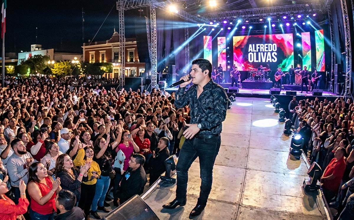 Alfredo Olivas se presentará en el Grito Independencia en Torreón. | Foto: Generada con IA