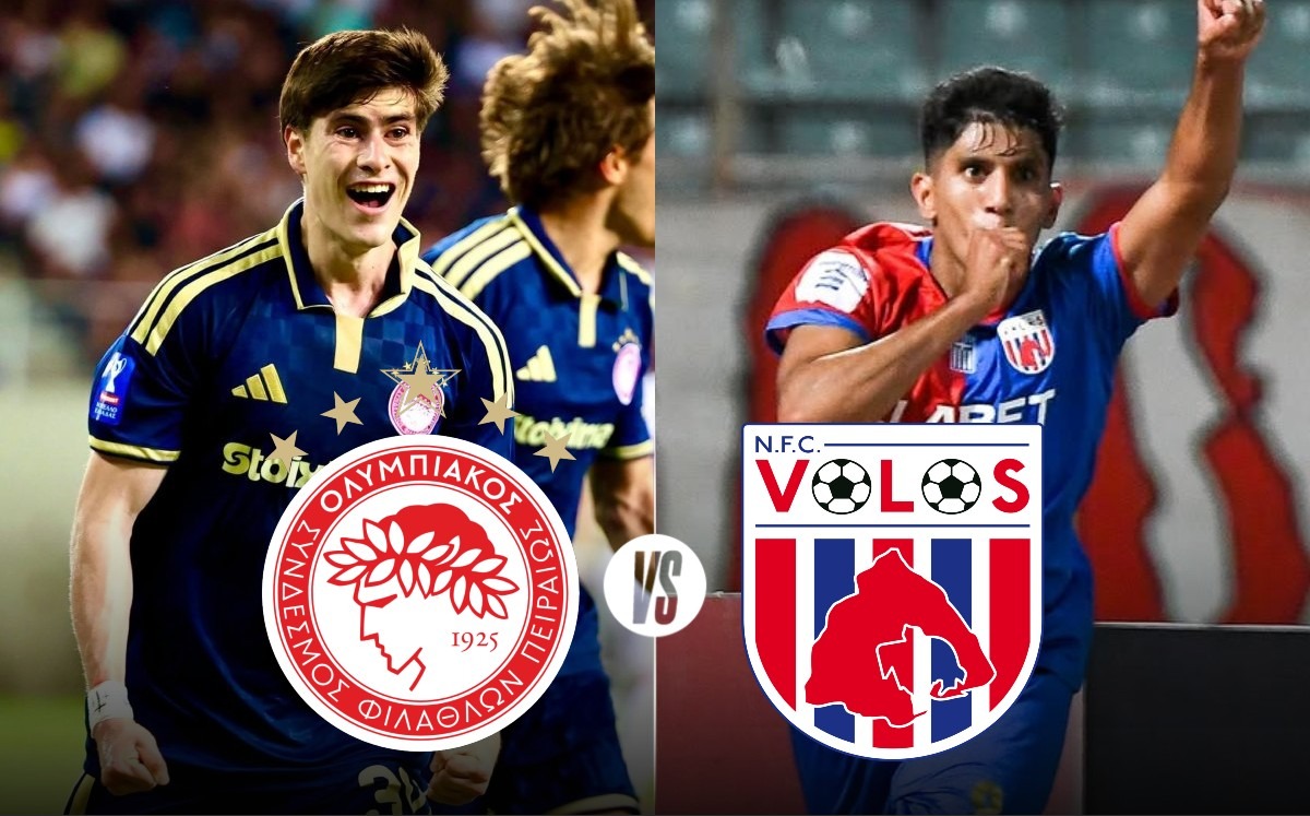 Armando González buscará marcar nuevamente con el Olympiacos durante el duelo ante Volos. (Instagram @hormiga_glez/@volosfc_official)