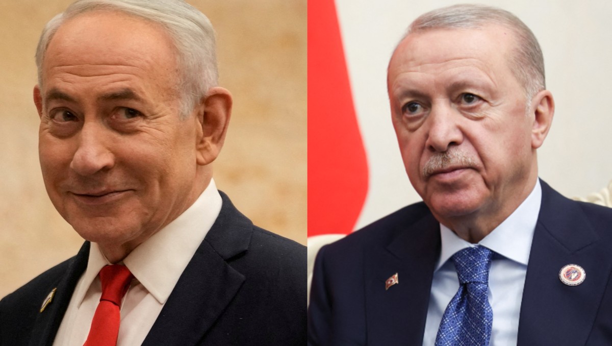 Benjamín Netanyahu, primer ministro de Israel, y  Recep Tayyip Erdogan, presidente de Turquía. | Reuters/AP