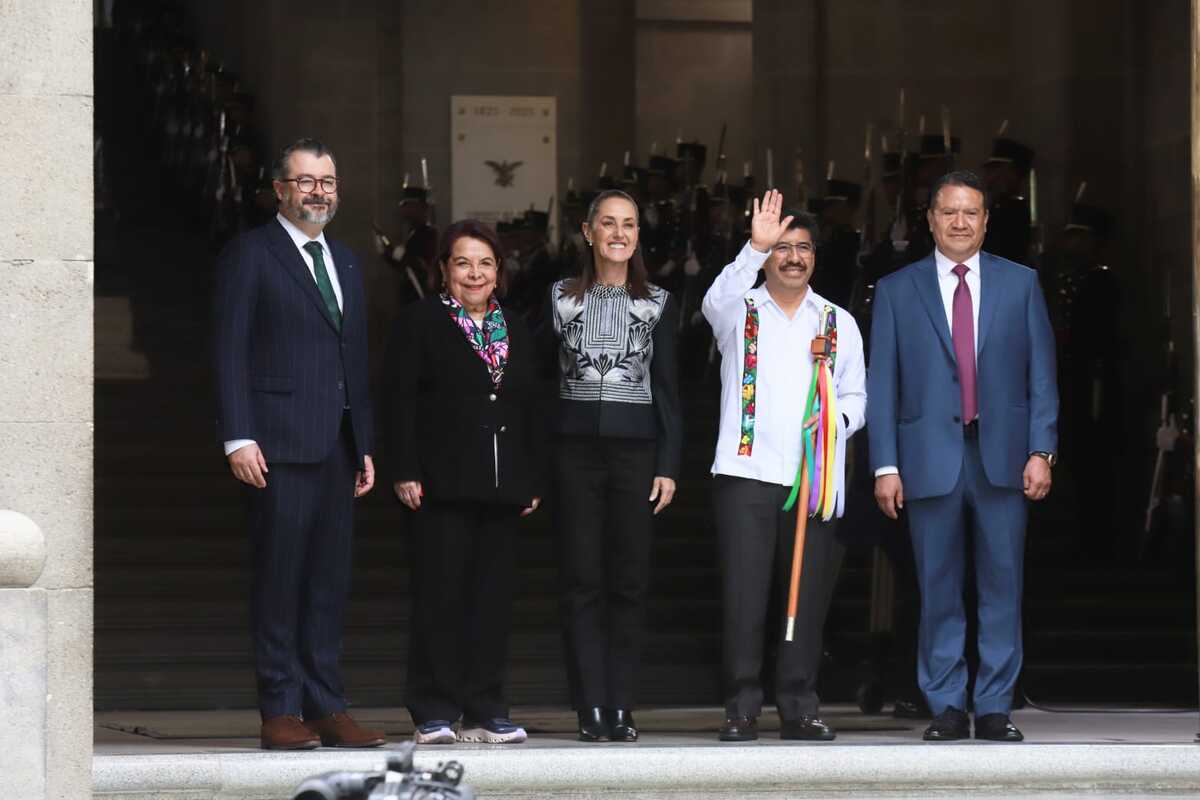Claudia Sheinbaum asiste a primer informe de Hugo Aguilar en la SCJN. | Juan Carlos Bautista