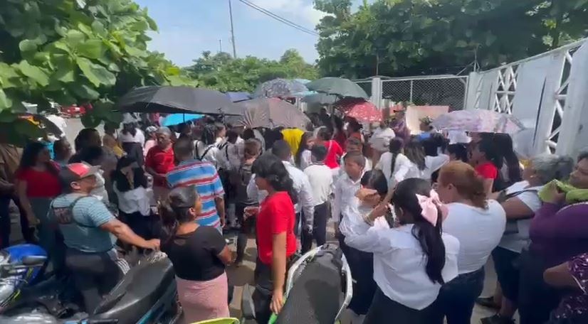 Habitantes se manifiestan en Chiapas. | Foto: Captura de pantalla