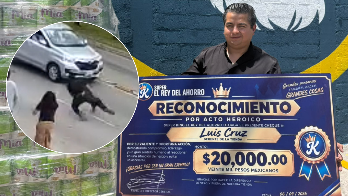 Hombre que salvó a niña ser atropellada en Puebla cuenta experiencia | Especial/ José Alberto Pérez