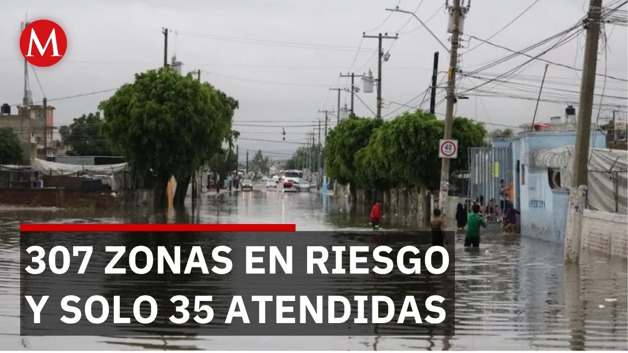 Identifican 307 zonas de inundación en Guanajuato: solo 35 han sido atendidas