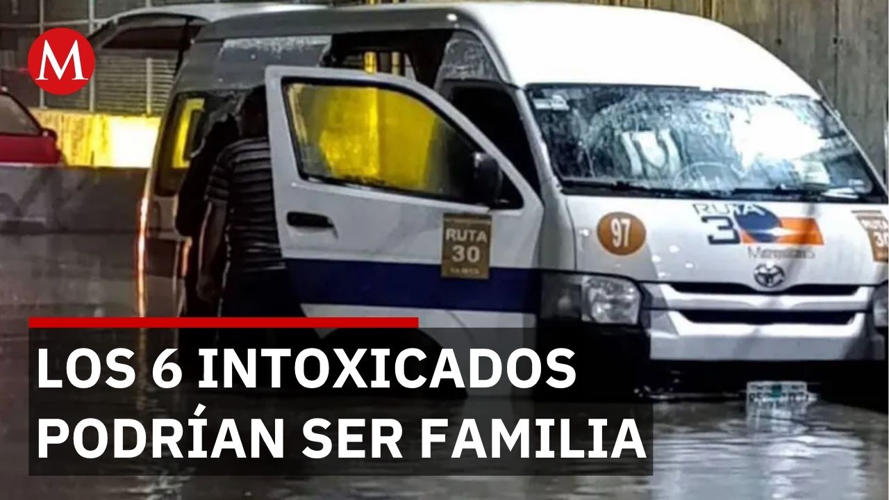 Los 6 fallecidos por intoxicación dentro de una combi podrían haber sido familia