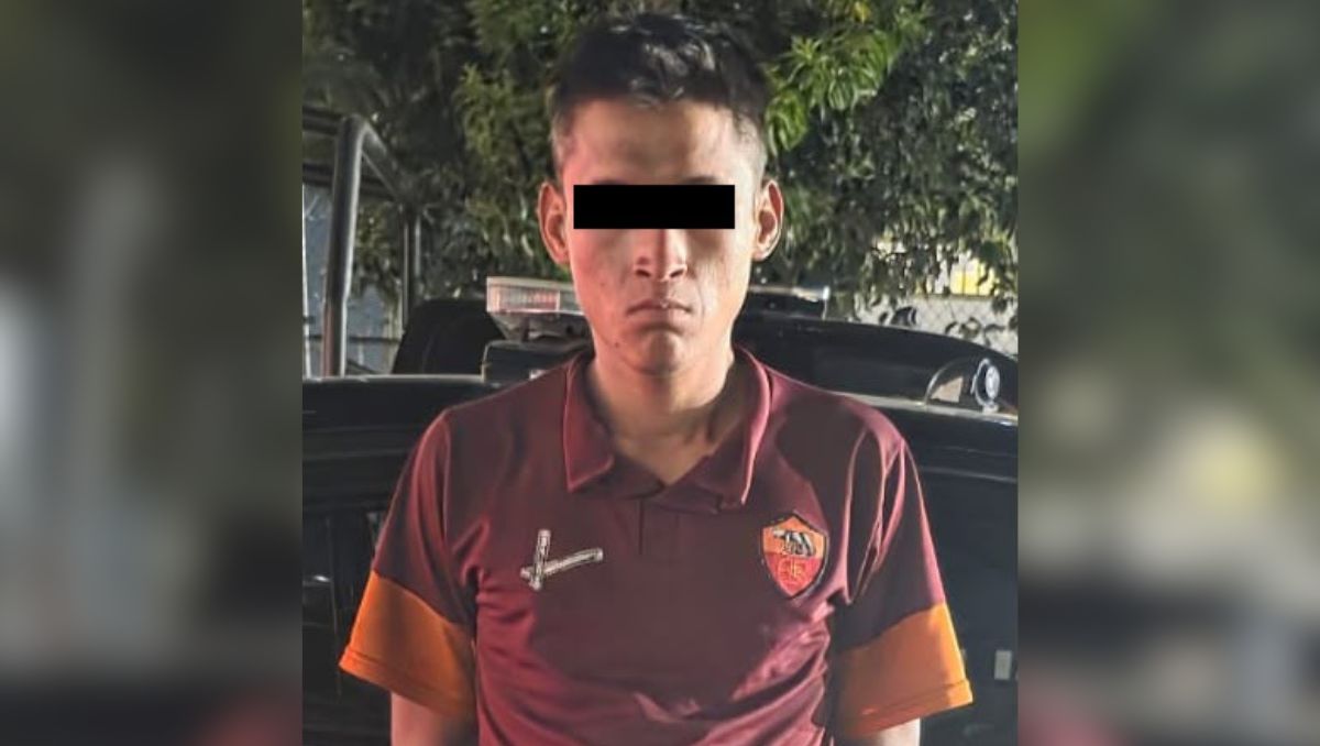 Policías de Monterrey sorprendieron al sujeto saliendo de la bodega con un encendedor | Especial
