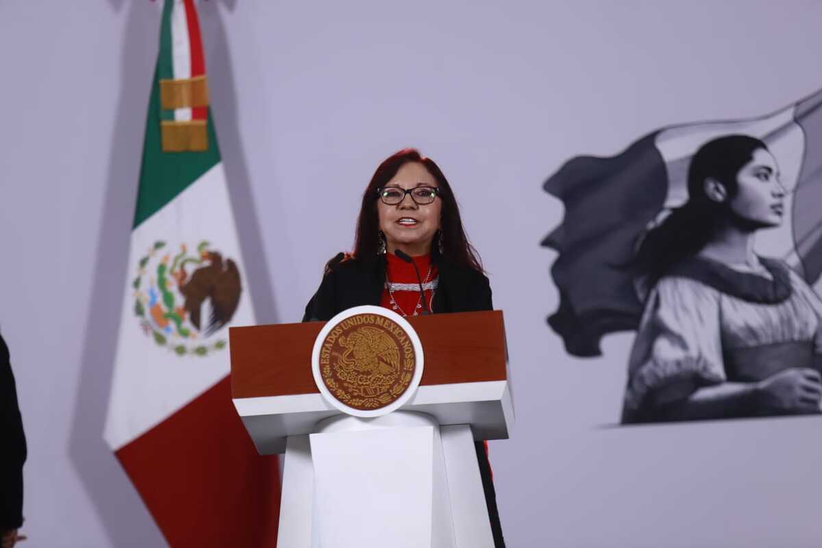 Titular de la Secretaría del Bienestar, Leticia Ramírez Amaya. | Juan Carlos Bautista