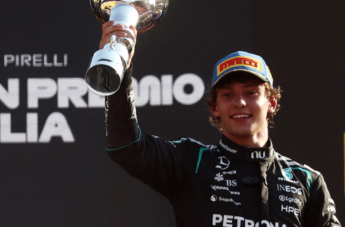 Victoria de Kimi Antonelli en GP de Italia, la consagración de una promesa en F1 (Reuters)