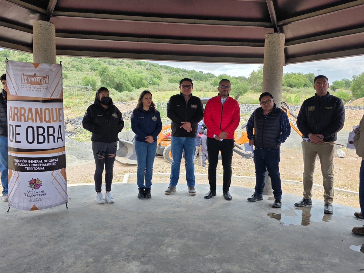 Villa de Tezontepec arranca siete obras prioritarias. (Cortesía Ayuntamiento de Villa de Tezontepec)