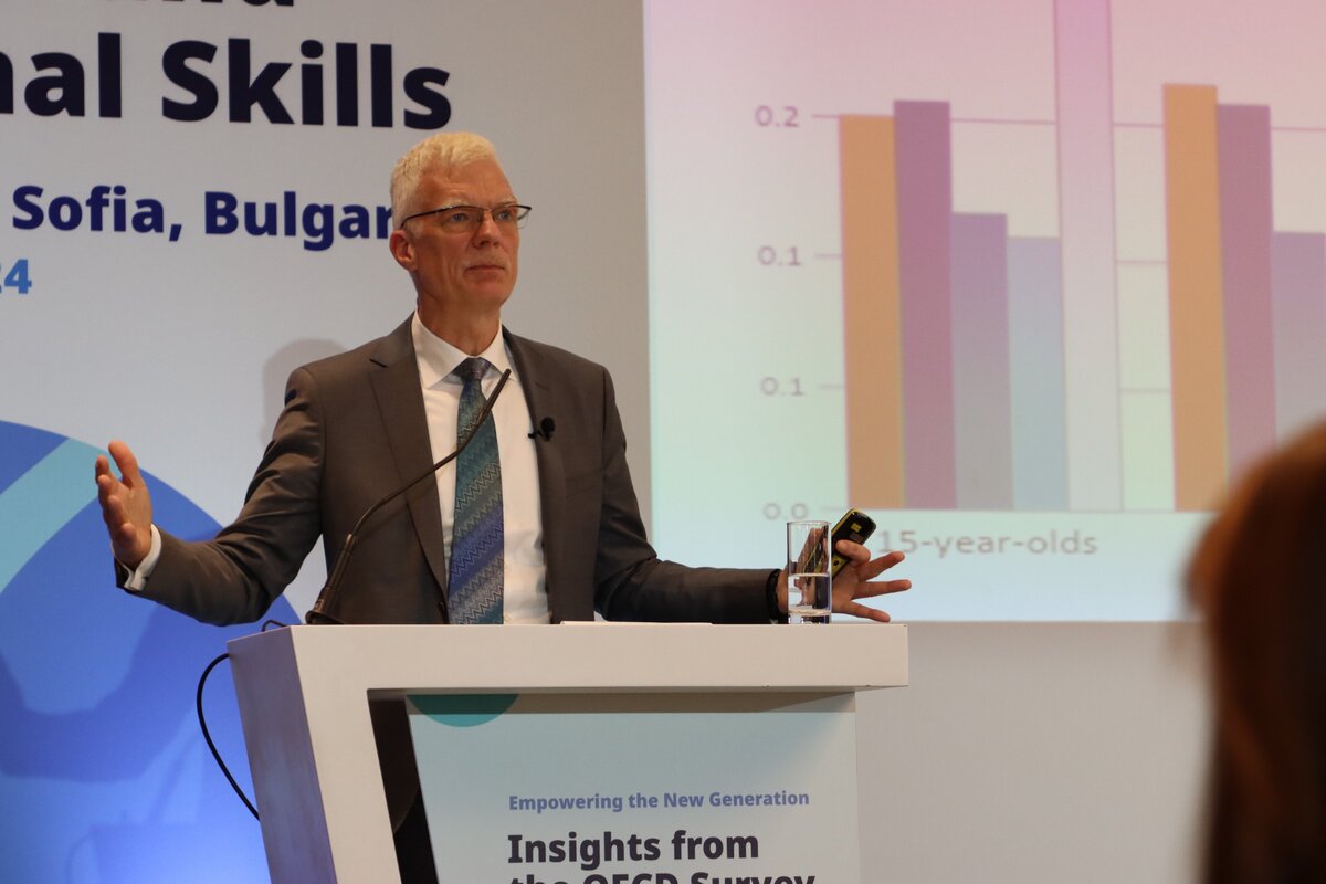 Andreas Schleicher, director de Educación y Competencias de la OCDE. | Foto: X (@SchleicherOCDE)