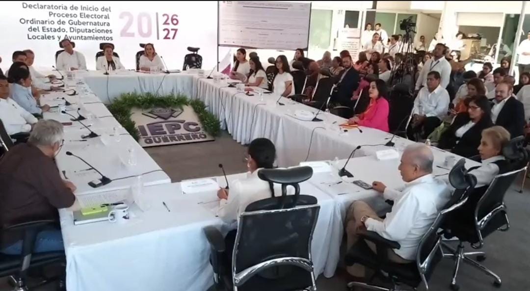 Arrancó el proceso electoral 2026-2027 en Guerrero para renovar la gubernatura, diputaciones y alcaldías con la firma de un pacto de género.