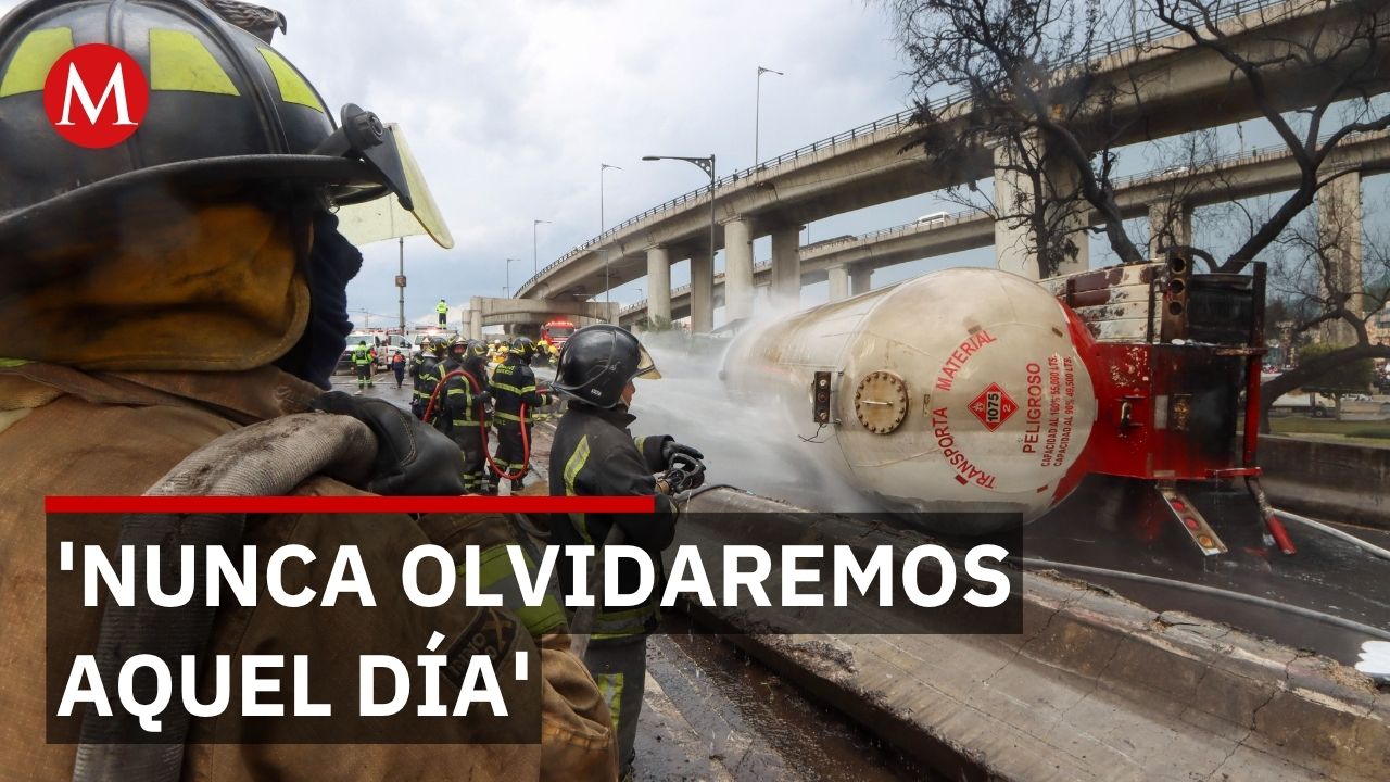 Bomberos recuerdan cómo enfrentaron la explosión de la pipa en el Puente de la Concordia