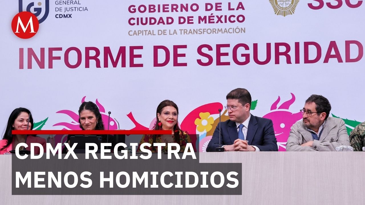 CdMx registra su agosto con menos homicidios desde 2006, informa Pablo Vázquez