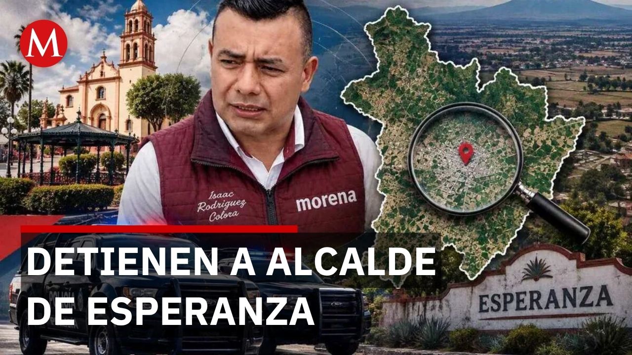 Detienen a alcalde de Esperanza, Puebla; investigan presuntos nexos con delitos