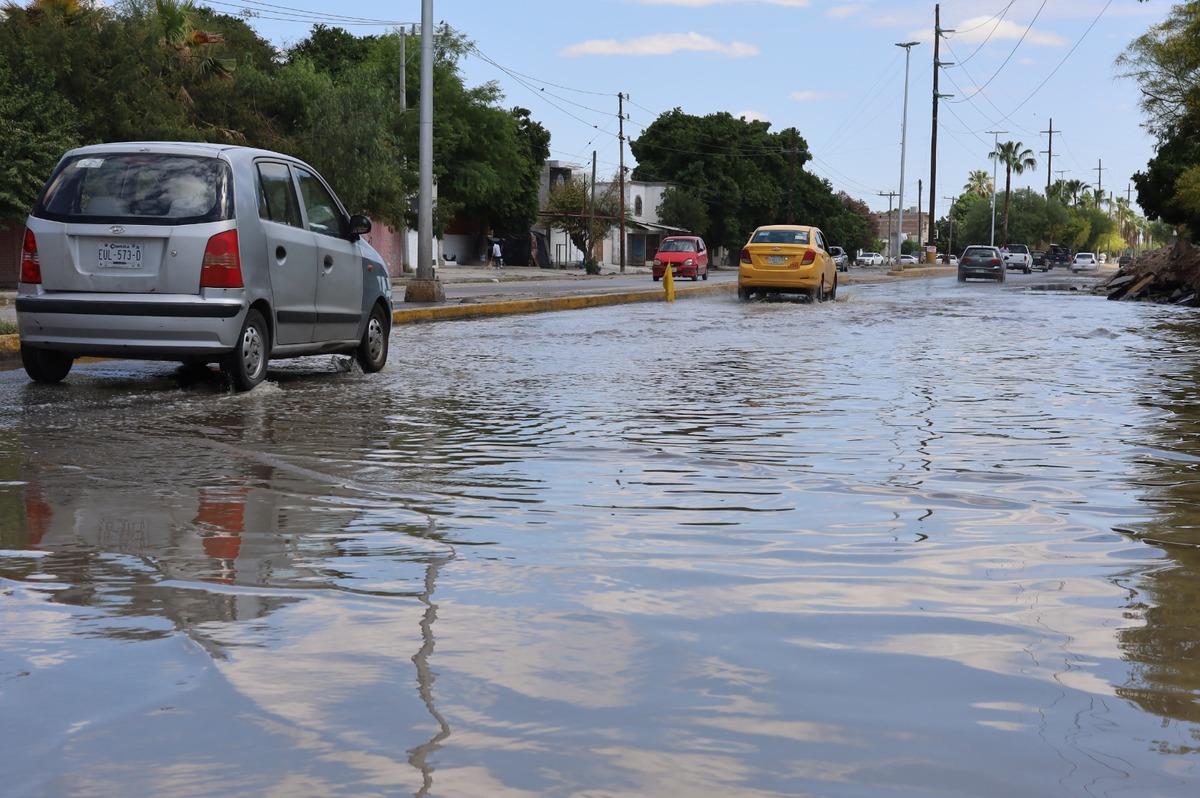 Drenaje pluvial en Torreón. (Archivo: Verónica Rivera)