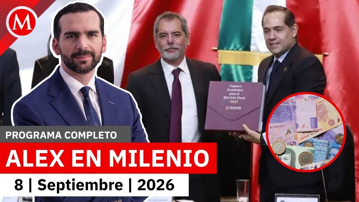 Entregan el paquete económico 2027 en San Lázaro | Alejandro Domínguez, 8 de septiembre de 2026