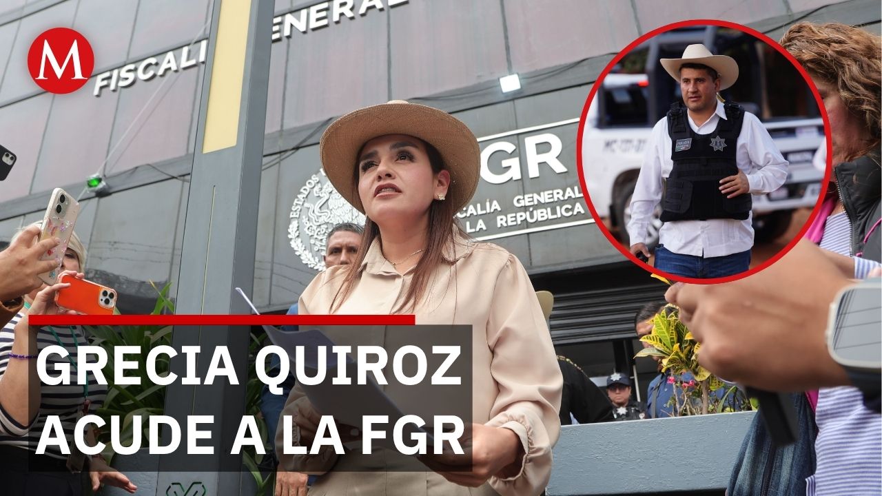 Grecia Quiroz viuda de Carlos Manzo solicita a FGR atraer caso de Carlos Manso tras 10 meses