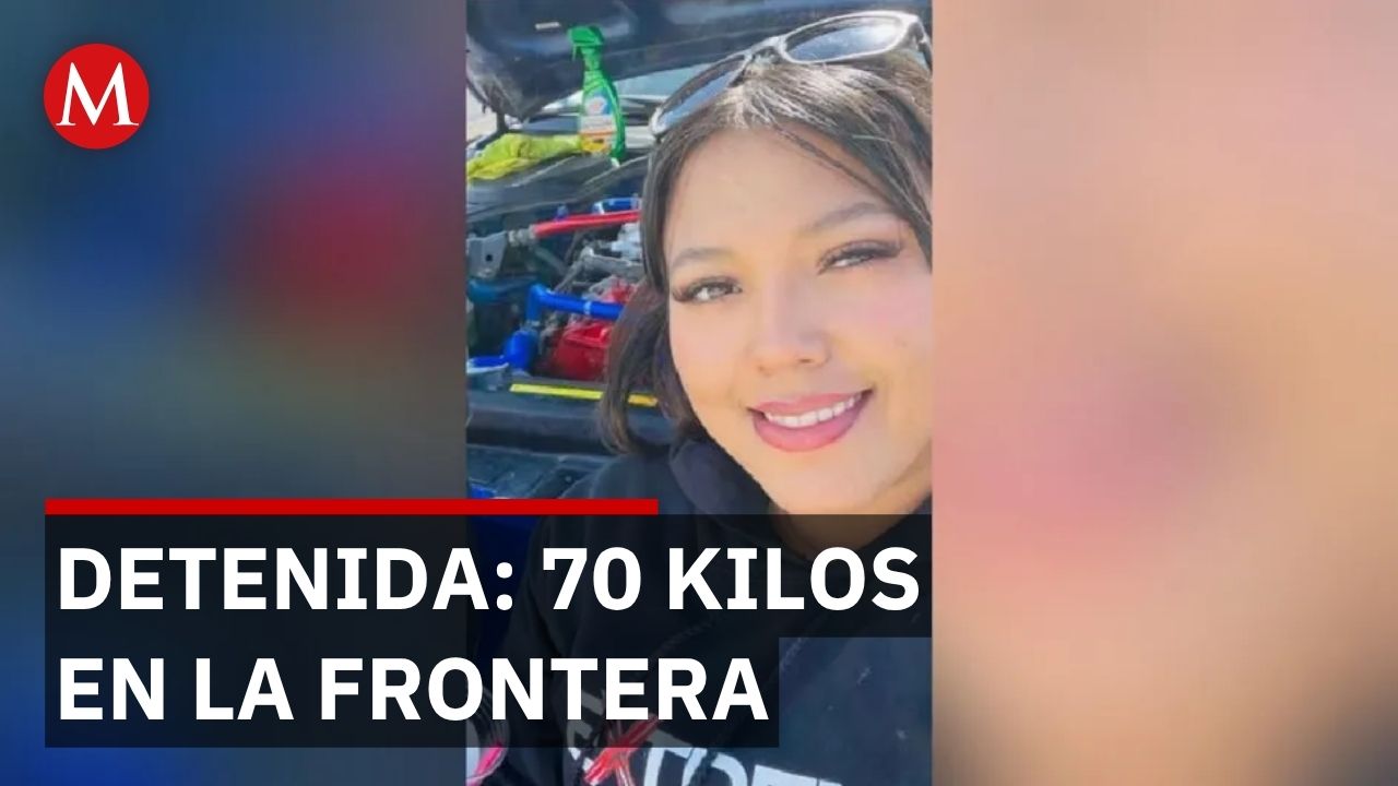 Inspectora municipal 'N' detenida con 70 kilos de metanfetamina en frontera