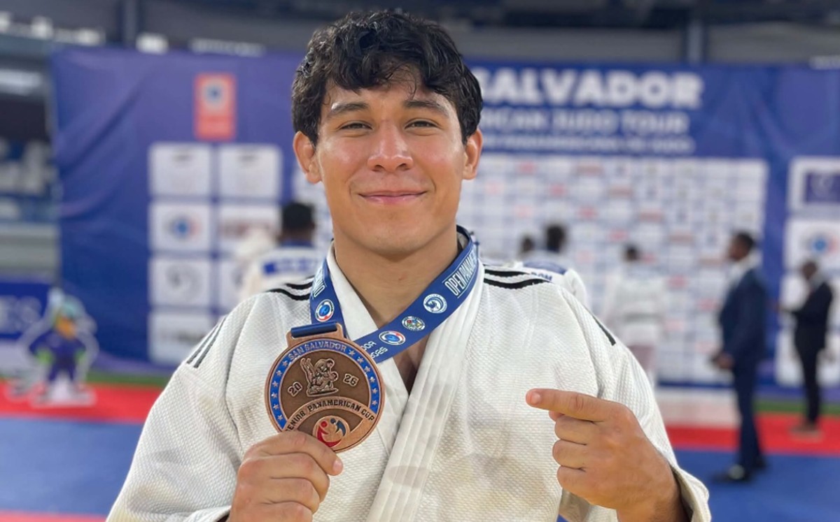 El judoca José Alfredo Quintá se cuelga el bronce en competencia internacional. | Redes sociales: Instituto del Deporte de Tamaulipas
