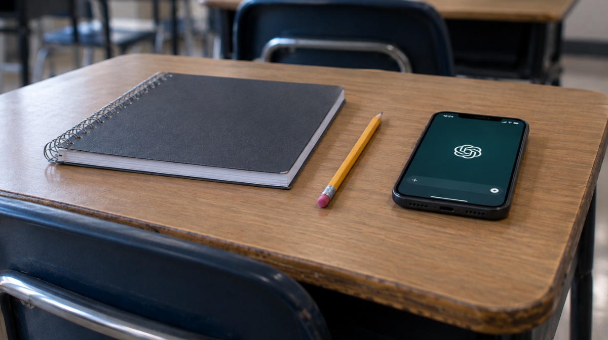 La prueba PISA reveló cómo utilizan la IA los estudiantes mexicanos | Foto: Táctico MILENIO/Creada con IA
