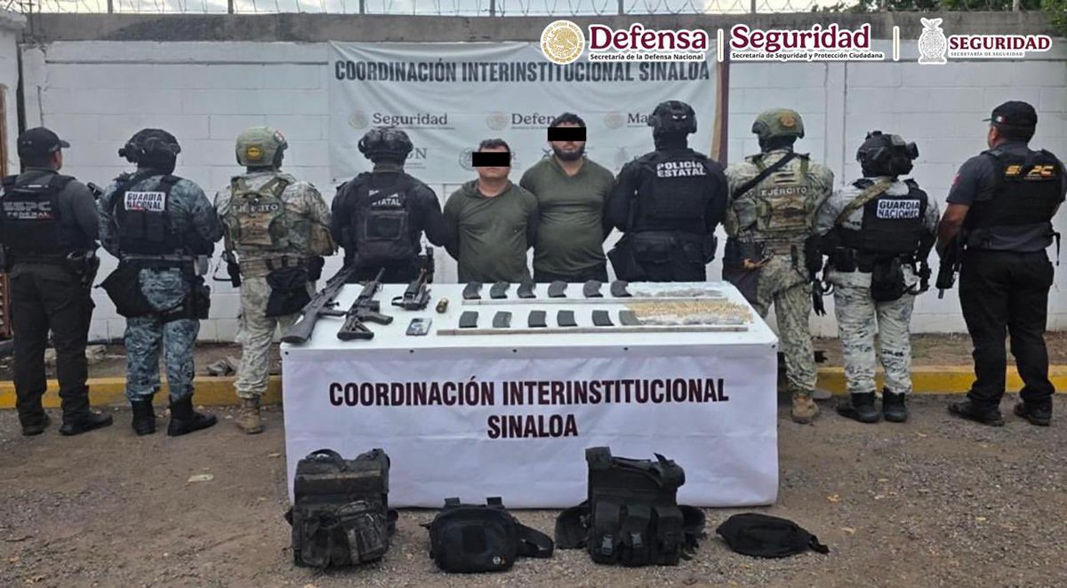 Resultado de trabajos de inteligencia y patrullajes de vigilancia en Sinaloa. | Especial