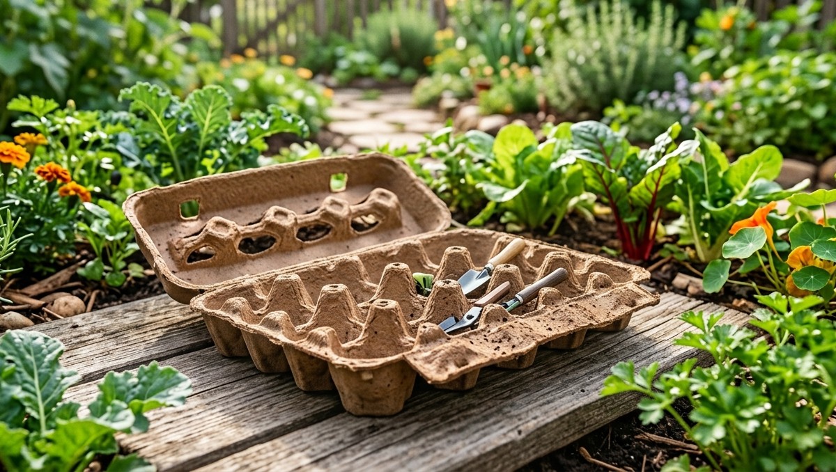 Cómo reutilizar un maple de huevos; así lo puedes utilizar en tu jardín. | FOTO: MILENIO