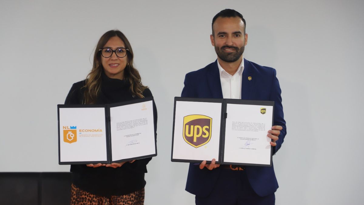 La Secretaría de Economía de NL y UPS México concretaron una alianza estratégica en favor de las Pymes. | Especial