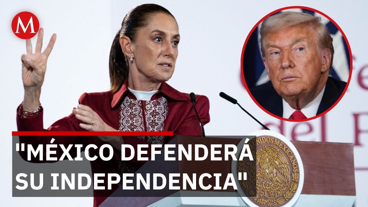 Sheinbaum responde a Trump en defensa de la soberanía nacional