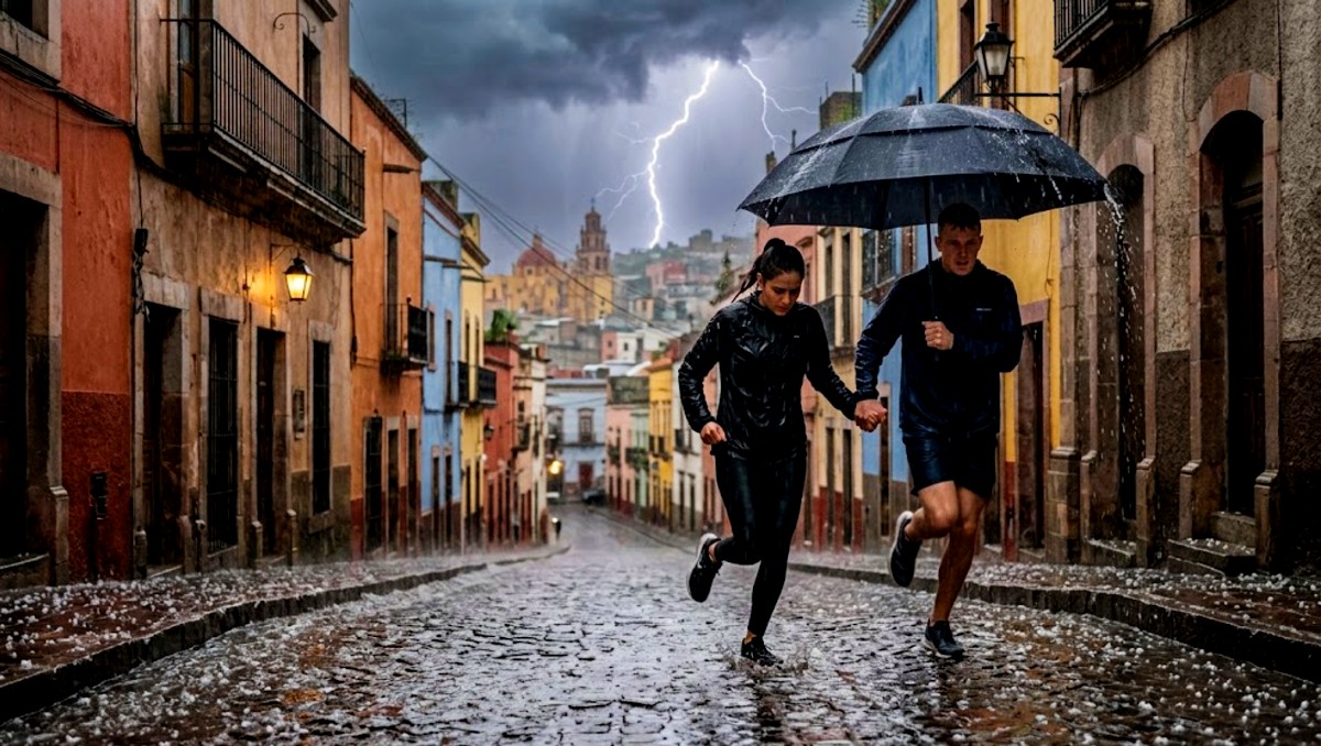 Tormenta negra en Guanajuato: cómo afectará y qué es | Generada con IA