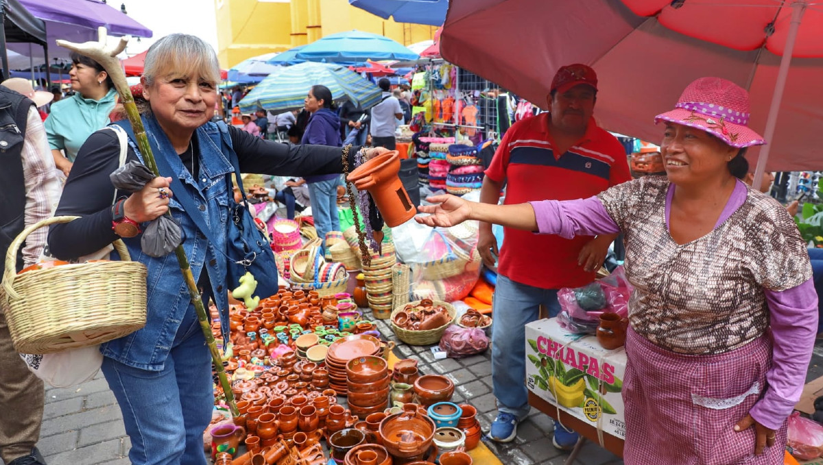 Tradicional trueque en San Pedro Cholula | Melanie Torres
