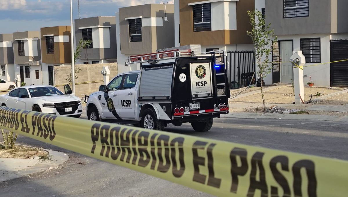 La vivienda donde se cometió el crimen se ubica en la calle Lomas del Pinal. | Israel Santacruz