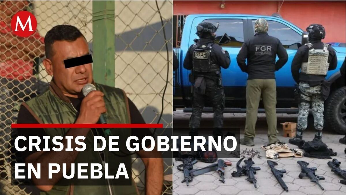 Alcalde de Puebla es detenido, pero acusan que sigue ejerciendo pese a la crisis de gobierno