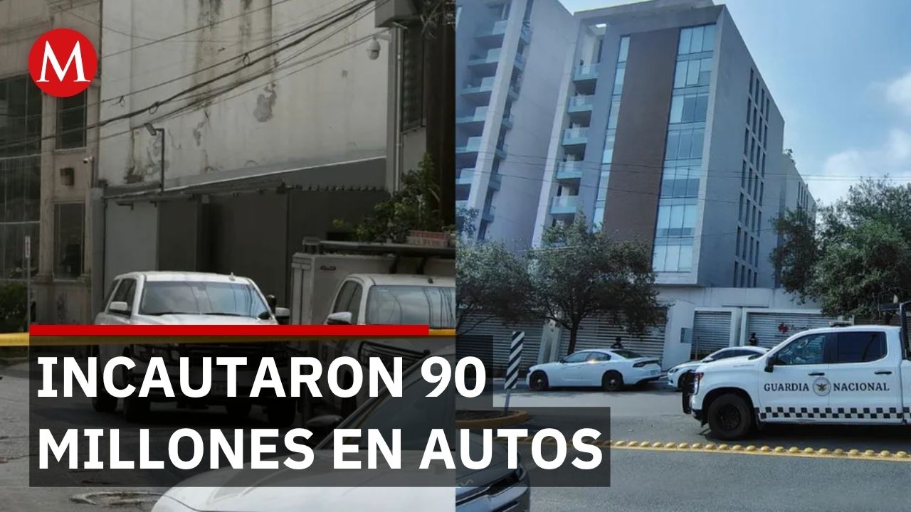 Aseguran 17 autos, relojes y joyas durante cateos en Monterrey y San Pedro