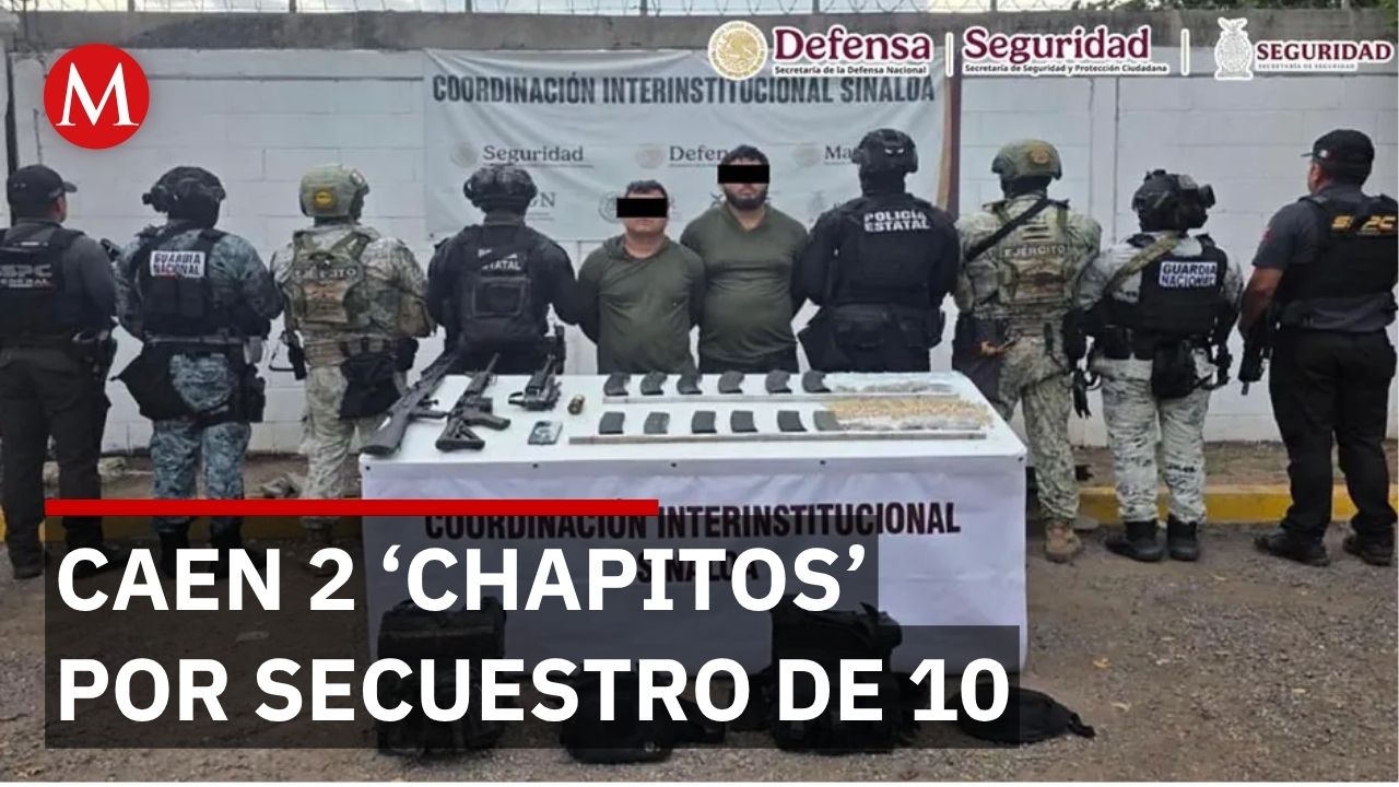 Capturan a Ángel 'N' y Milton 'N' por secuestro de 10 mineros en Sinaloa