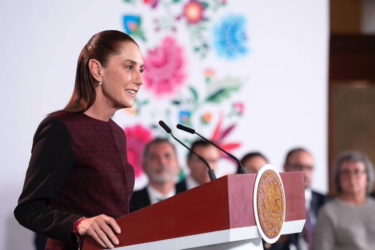 Claudia Sheinbaum critica a los partidos que votaran en contra de la reforma de nacionalidad | Foto: Gaspar Vela