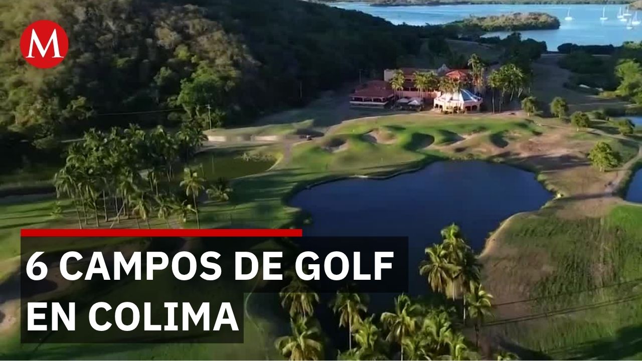 Colima presenta 6 campos de golf con vistas al mar y al volcán más activo