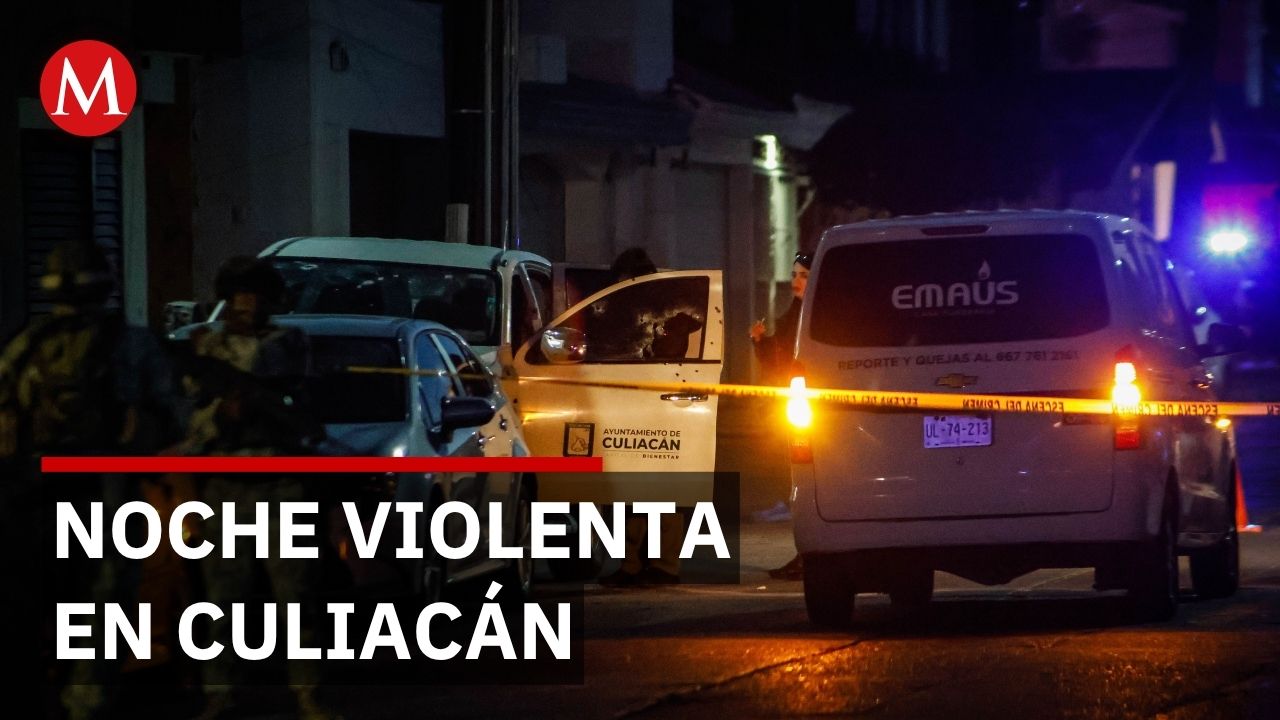 Culiacán vive otra noche violenta a 2 años del inicio de la guerra entre grupos criminales