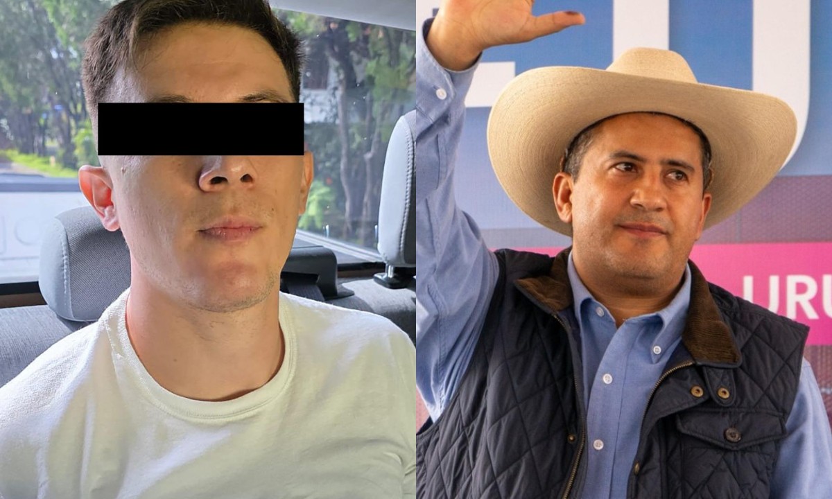 Detienen a Alexis 'N', vinculado al homicidio del alcalde de Uruapan, Michoacán | Foto: SSPC