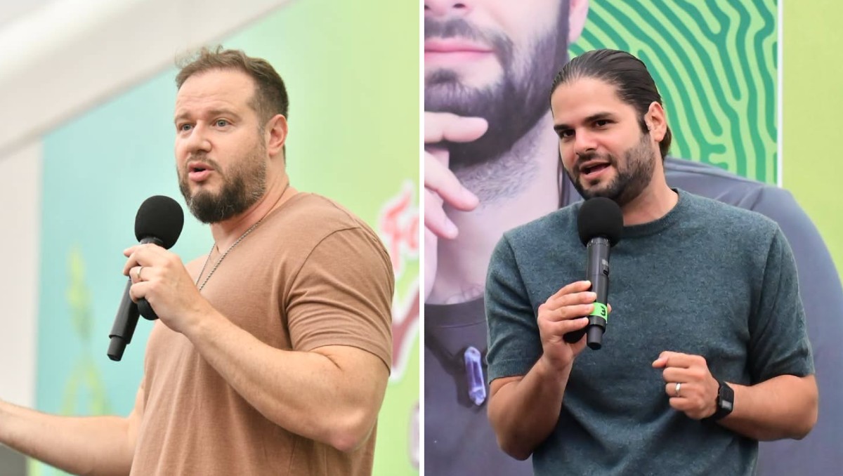 Diego Ruzzarín y Farid Dieck se presentaron en el Festival del Mar en Veracruz. | Foto: Gobierno de Veracruz