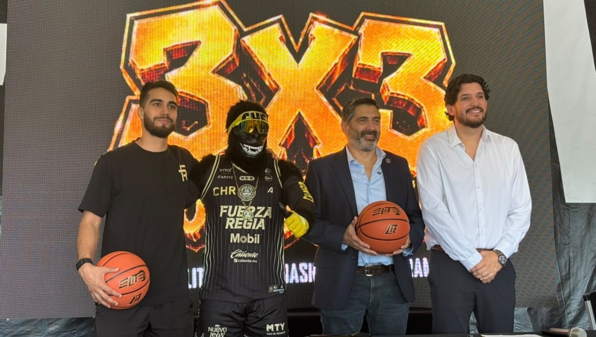 Fuerza Regia presentó la segunda edición de su Copa, que tendrá como novedad la modalidad de basquetbol 3x3. (Daniel Santillán)