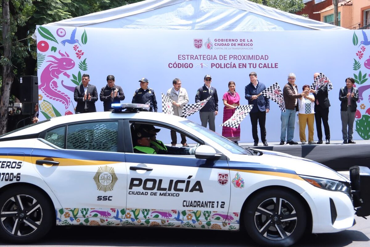 Inicio de la estrategia “Código 1 Policía en tu calle”. | SSC