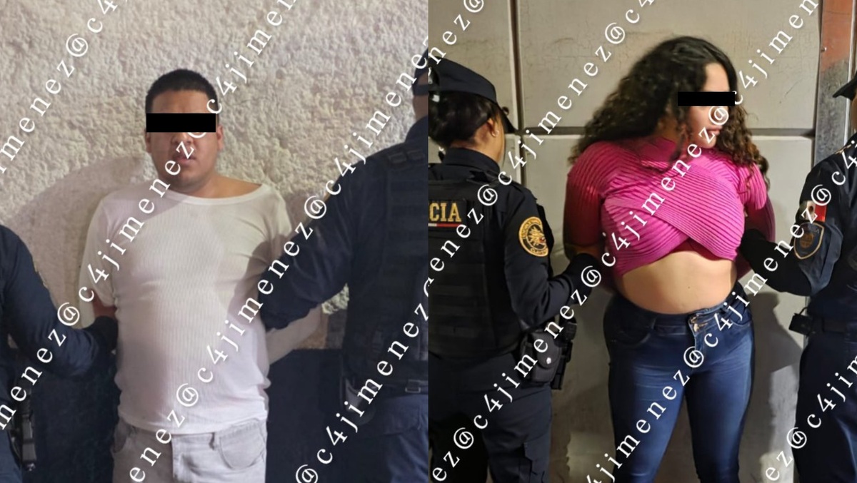 Luis 'N' y Gabriela 'N', señalados como los responsables de la extorsión fueron detenidos. | Especial