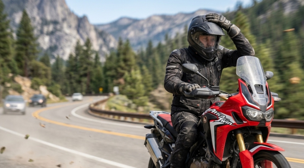 ¿Por qué los motociclistas se tocan el casco al manejar? | IA