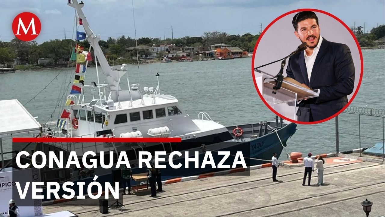 Samuel García asegura que ganó juicio por el Pánuco; Conagua dice que sigue el litigio