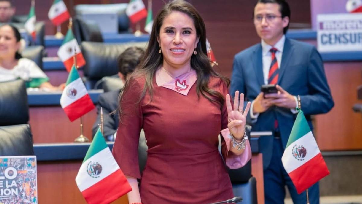 La senadora participa en los trabajos legislativos del Senado de la República. | (Jorge Sánchez)!