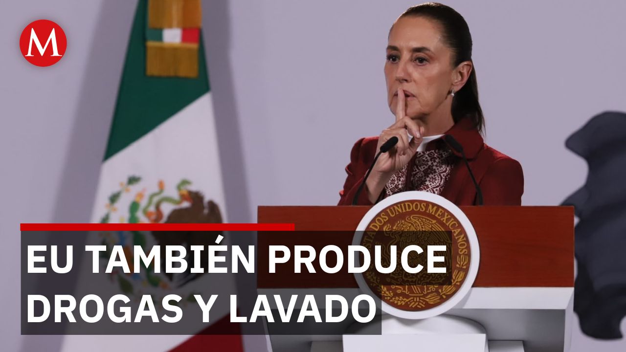Sheinbaum apunta a la DEA y exige a EU combatir el narcotráfico en su territorio