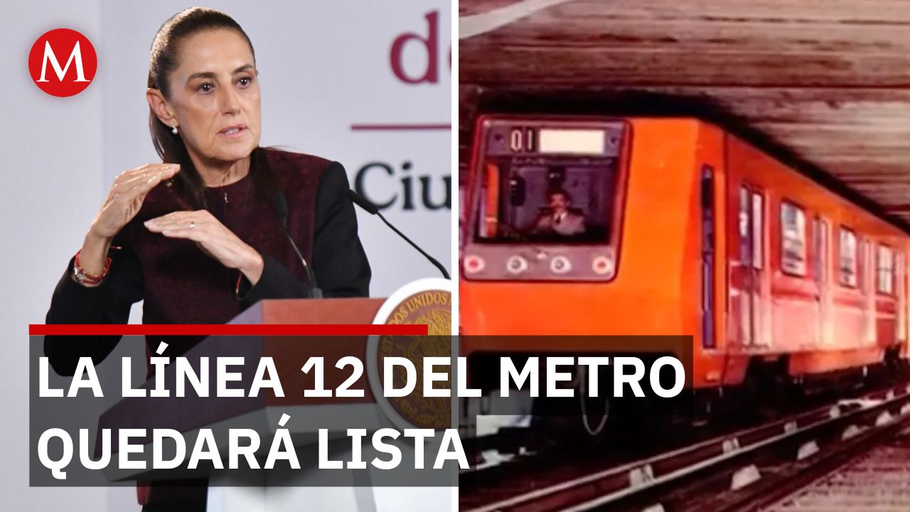 Sheinbaum confirma la entrega de la Línea 12 del Metro de la CdMx
