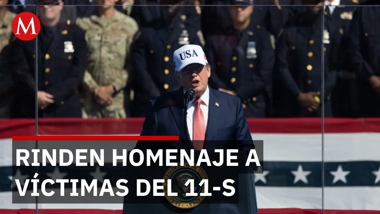 Trump rinde homenaje a víctimas del 11-S y vincula ataques al conflicto con Irán